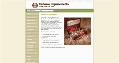 Desktop Screenshot of flatware-replacements.com